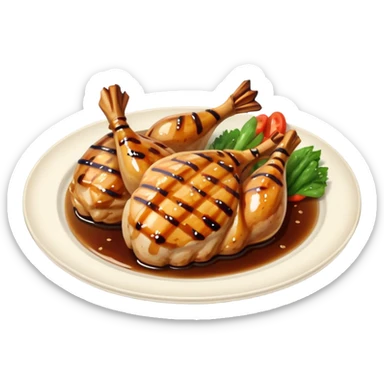 pollo japones sticker