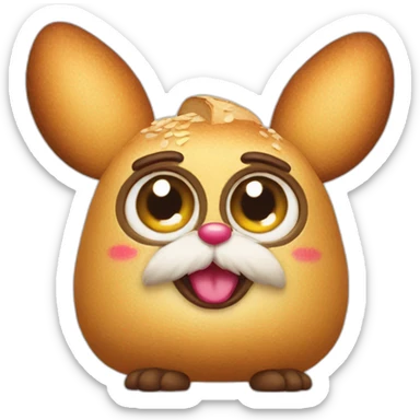 bread furby sticker