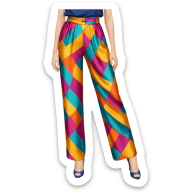fashion patterned trouser sticker