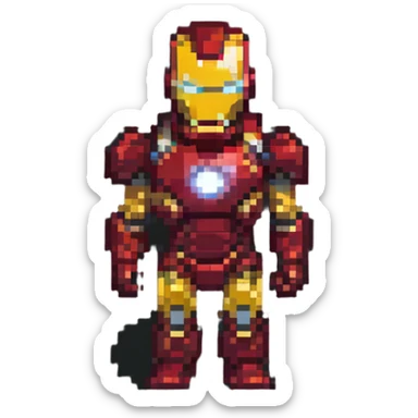 Iron Man Marvel superhero sticker