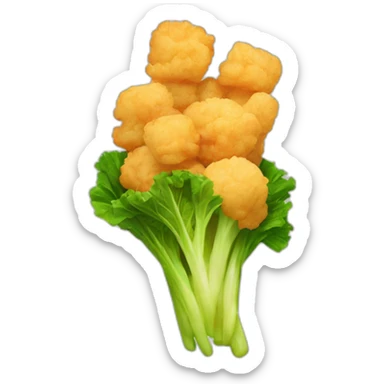 tempura of vegetables sticker