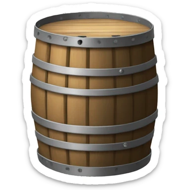 barrel of petroleum sticker
