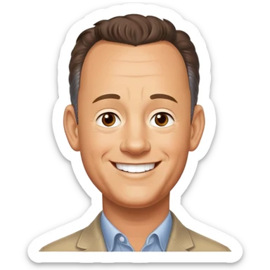 Tom hanks says thanks sticker