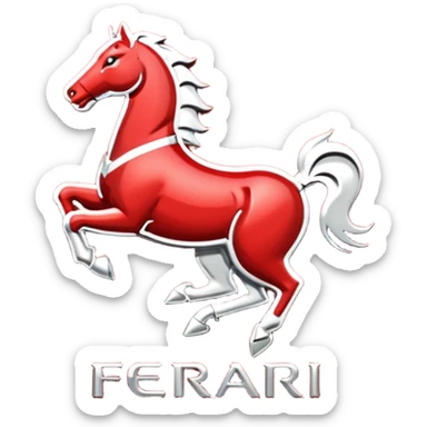 Scuderia ferrari logo sticker