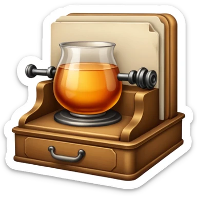 Old fashioned sticker