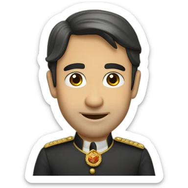 Príncipe rubio sticker