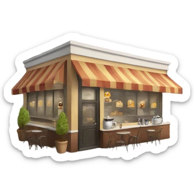 cafe sticker