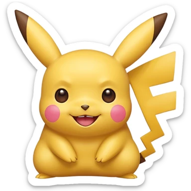 a Pikachu emoji sticker