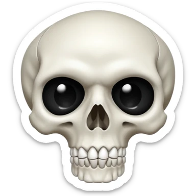 Skull emoji sticker