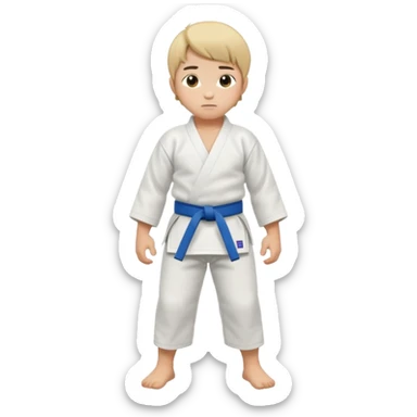 judo kid full body sticker