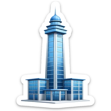 Tower University blue sticker