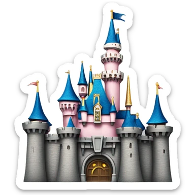 Disneyland castle sticker