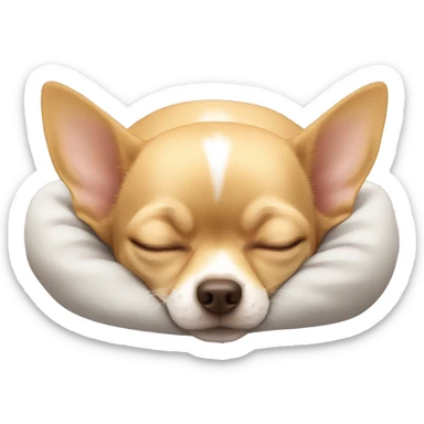Chihuahua sleeping sticker