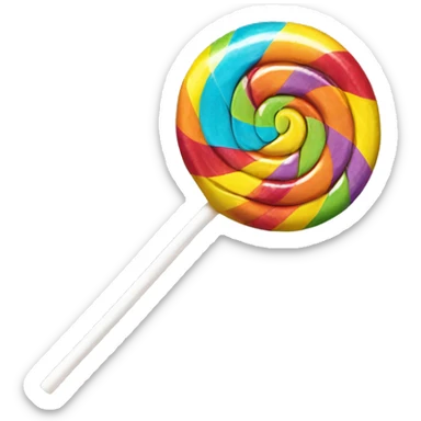colored lollipop with the inscription X5 sticker