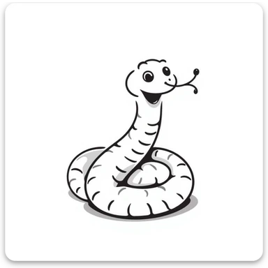 Snake sticker