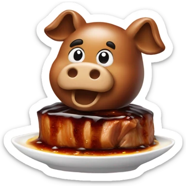Braised Pork in Sweet Soy Sauce sticker