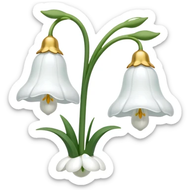 Snowdrops sticker