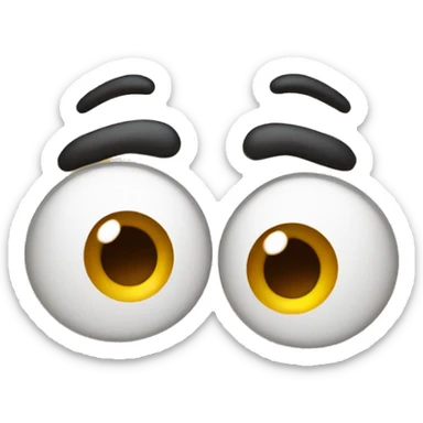 a goofy emoji that's waving goodbye sticker