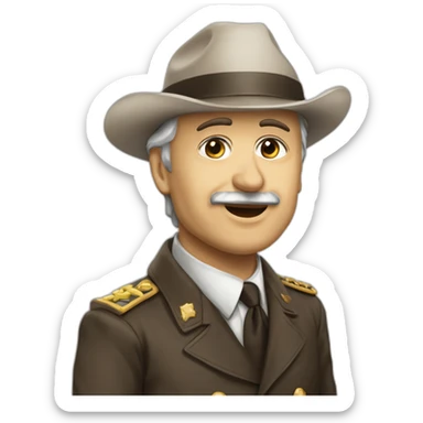 Generale Marasco chiacchiere chiacchiere politiche sticker