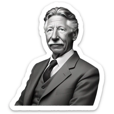 Abraham Maslow as seen on the picture that he is known for sticker