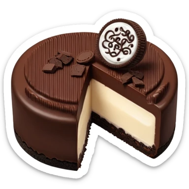 Chocolate Cheesecake Oreo sticker