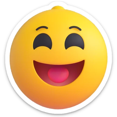 A round yellow emoji face, wide open mouth in shock, eyes wide with vibration lines around them, face shaking left and right sticker