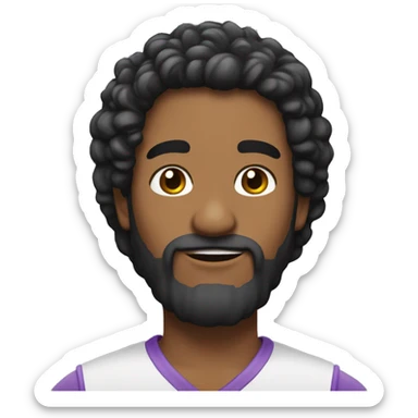 rapaz loiro com cabelo coqui sticker