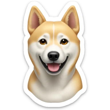 jindo dog sticker