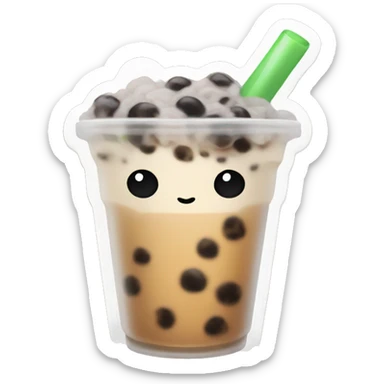 boba tea cute sticker