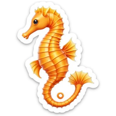 Seahorse emoji sticker