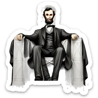 Lincoln Memorial sticker