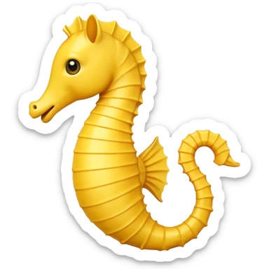 Make a seahorse emoji  sticker