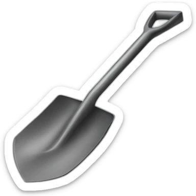 shovel tool sticker