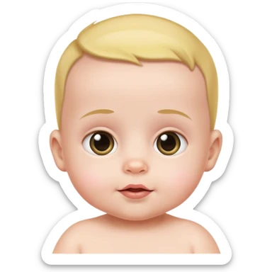 Baby with Snapchat filter sticker