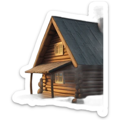 finnish flag next to finnish cabin sticker