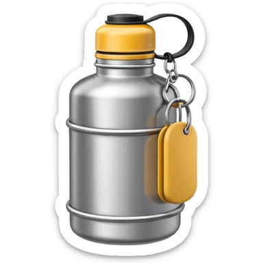 inox water canteen sticker