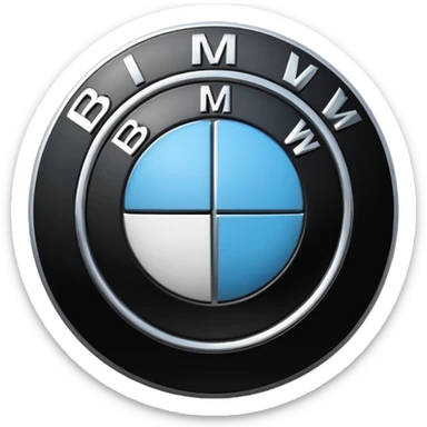 bmw logo icon sticker