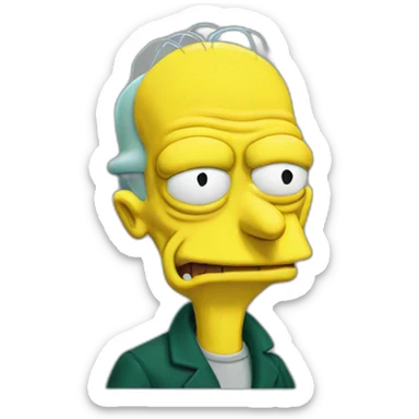 Mr Burns sticker