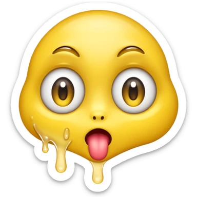 drooling emoji sticker