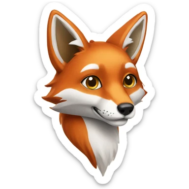 Fox sticker