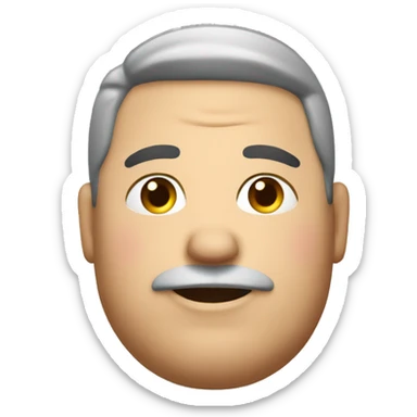 A gay fat guy sticker