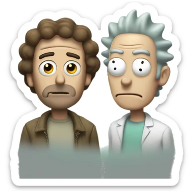 Rick and Morty sticker
