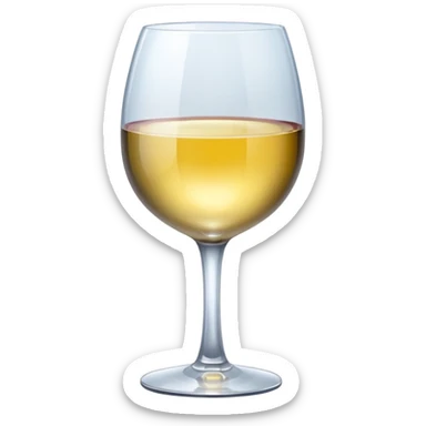 wine glass sticker