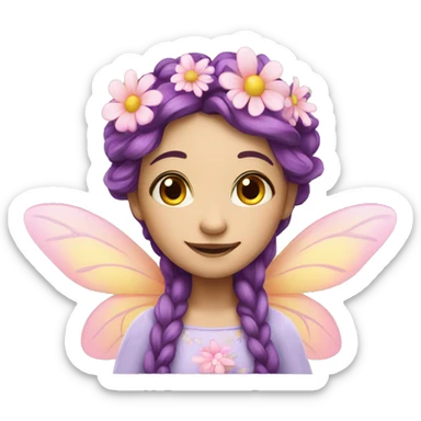 Fairy of flower sticker