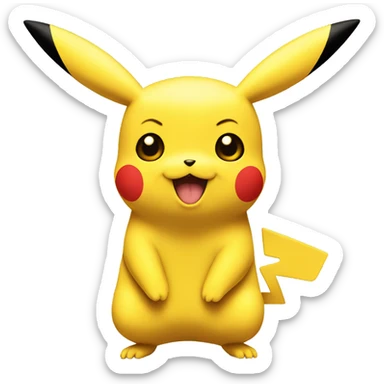 Pikachu Pikachu sticker