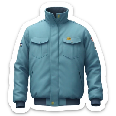 photorealistic columbia jacket sticker