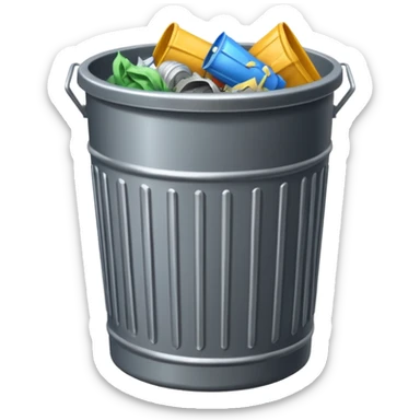 trash can sticker
