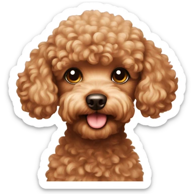 toy poodle sticker