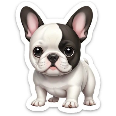French bulldog sticker