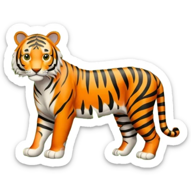jungle wtiger sticker